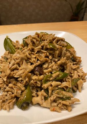Foto resep Tumis usus ayam bumbu teriyaki