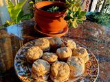 Mini alfajores con harina de almendras