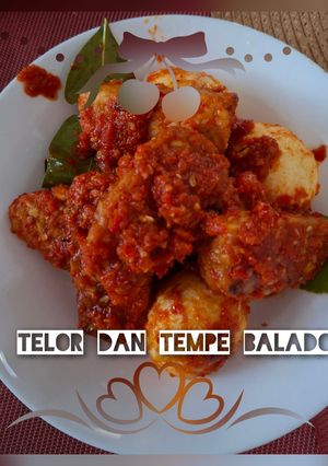 Foto resep Telur dan tempe balado