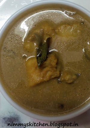 A picture of Simple Fish curry.