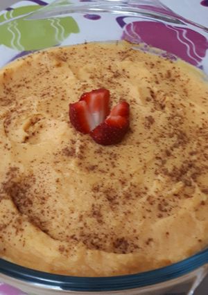 Una foto de Dulce de batata llamado boniatillo borracho