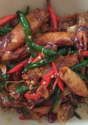 Foto resep Asin cumi gurilem