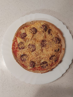 Una foto de Pizza en Freidora de Aire