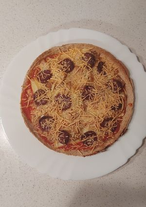 Una foto de Pizza en Freidora de Aire