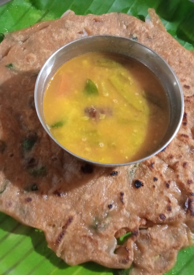 கோதுமை ரொட்டி(wheat roti recipe in tamil) செய்முறை முக்கிய புகைப்படம்