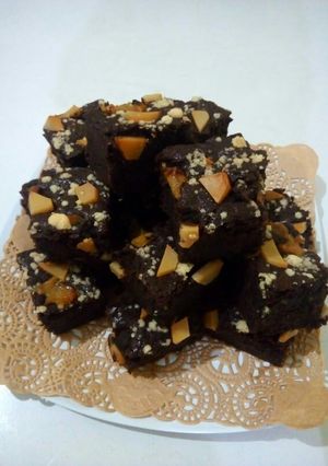 Foto resep Brownies Pisang Strousel