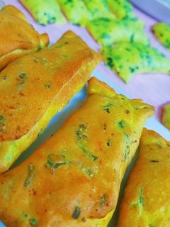 صورة لوصفة فطائر زعتر بالمقلاه الهوائيه 😍 محشيه جبنة🧀