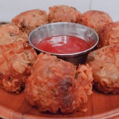 A picture of Maggi balls.