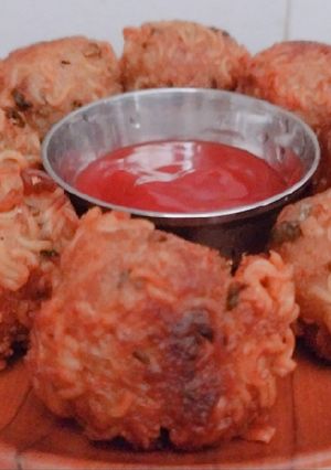 A picture of Maggi balls.