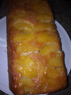 Una foto de Torta invertida de manzanas