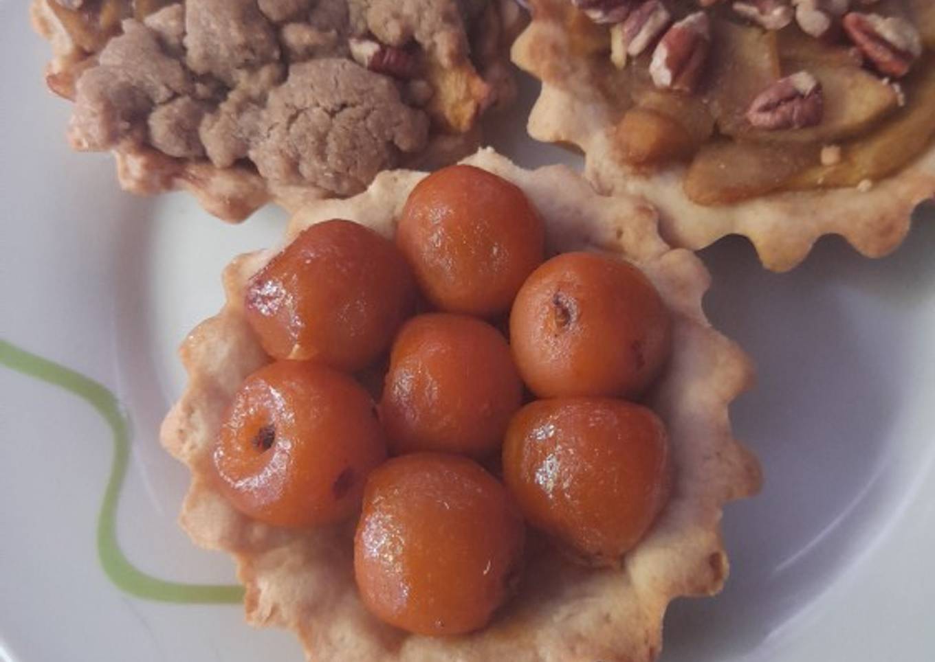 Tarta de manzana y tejocote