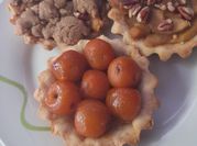 Una foto de relleno para tarta dulce