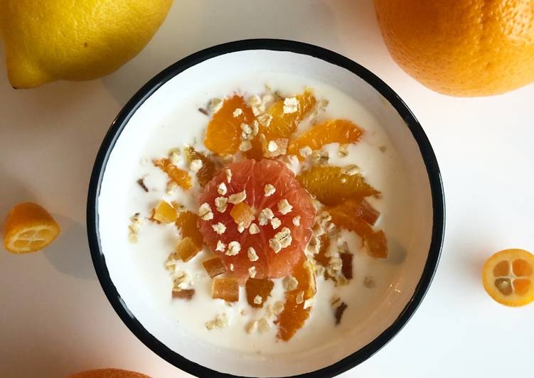 Comment pour Préparer Parfait Soleil hivernal 🍊🥣🌱