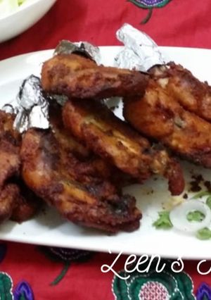 A picture of Murg Tangdi Kababs.