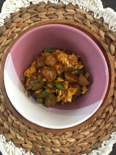 Foto resep Bakso Telur Orak Arik Saus Tiram