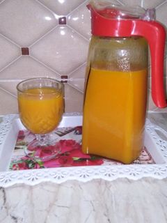 صورة لوصفة عصير خيزو أو جزر