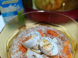 Bubur oatmeal pedas gurih
