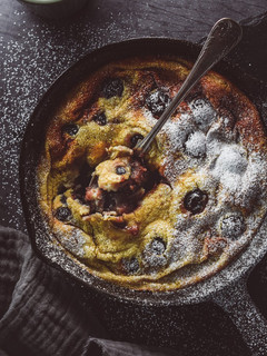 A picture of My Single Serve Cherry Clafoutis.