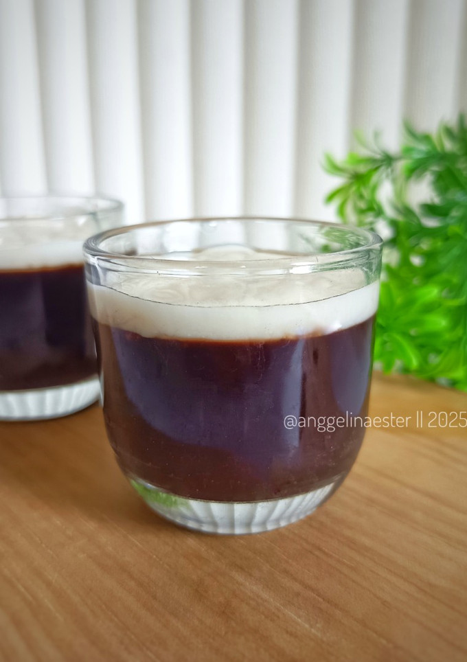 Foto resep Puding Coklat Vla Keju