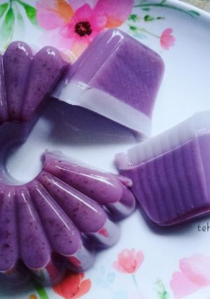 Foto resep Puding ubi jepang