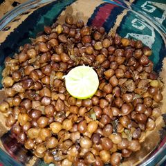 A picture of Simple Fried Chana chaat.