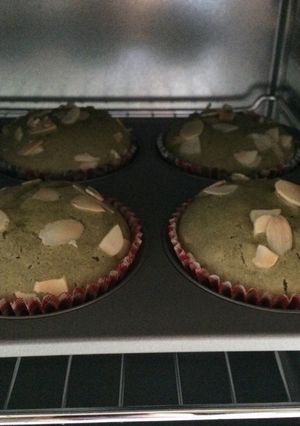 Foto resep Matcha almond muffin