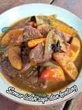 Semur lidah sapi dan kentang