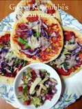 Naan veggies pizza 🍕