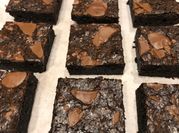 A picture of cocoa powder brownies