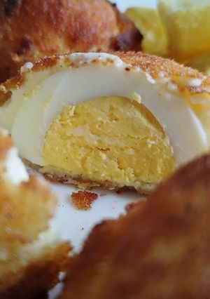Foto principal de Huevos con bechamel o villaroy