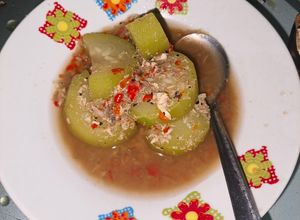 Gambar Sayur labu air masak pedas