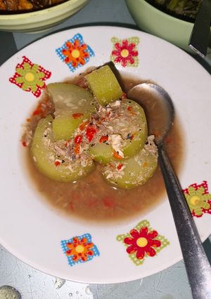 Gambar Sayur labu air masak pedas