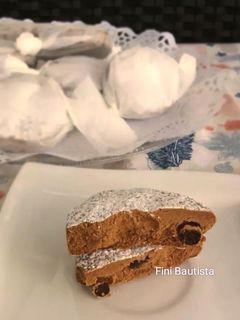 Una foto de Polvorones con chips de chocolate