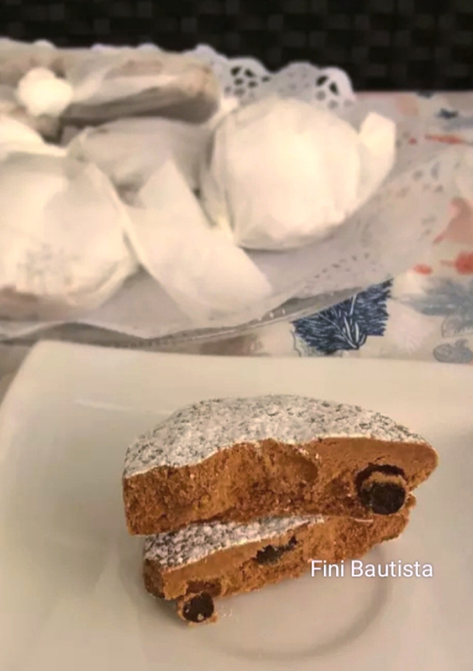 Una foto de Polvorones con chips de chocolate