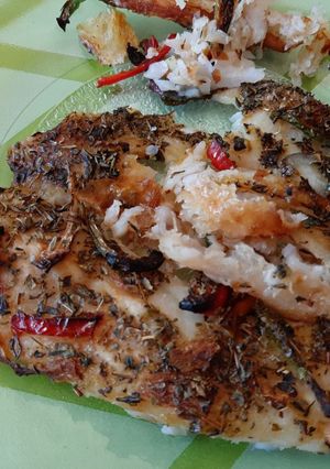 Una foto de Pescado al horno