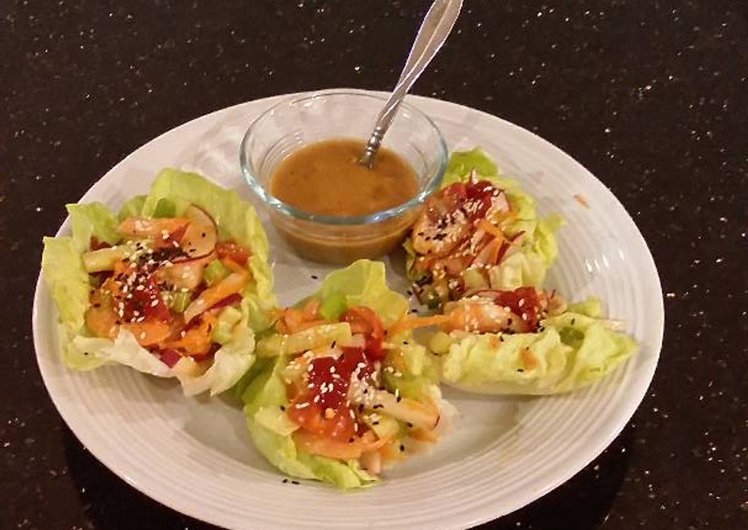 Asian Shrimp Salad Lettuce Wraps Recipe by fenway Cookpad