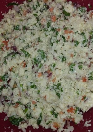 Una foto de Ensalada de coliflor