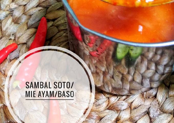 Sambal Soto/ Mie Ayam/ Bakso