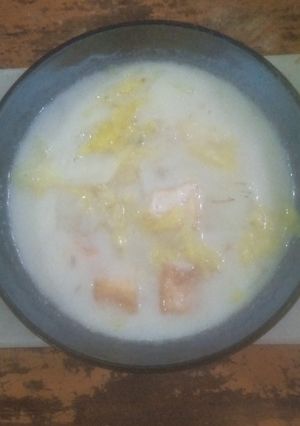 Foto resep Masak Kubis Cina Lemak/Bobor Sawi Putih