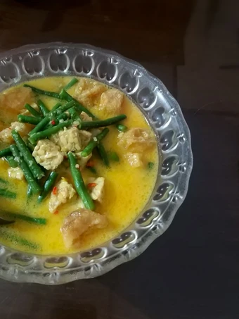 Cara Mudah Membikin Resep Gulai kacang panjang, tempe, krecek yang  Bikin Ketagihan Anti Ribet, Bikin Ngiler