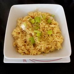 My Egg fried Rice with the malaysian curry sauce A picture of My Egg fried Rice with the malaysian curry sauce.