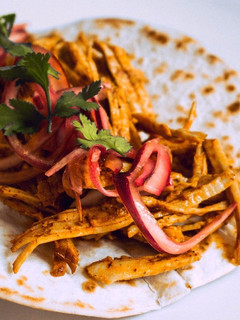 Una foto de Tacos de cochinita pibil