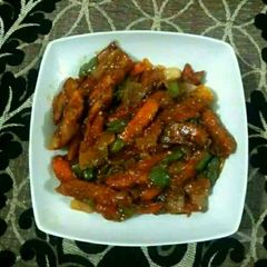 A picture of Honey chilli ptato.