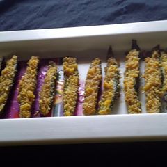 A picture of Bhendi rawa fry.