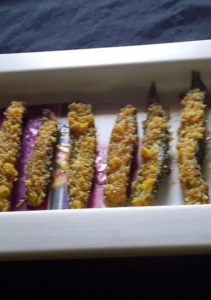 A picture of Bhendi rawa fry.