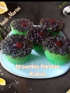 Foto resep Brownies Kukus Pandan Mini