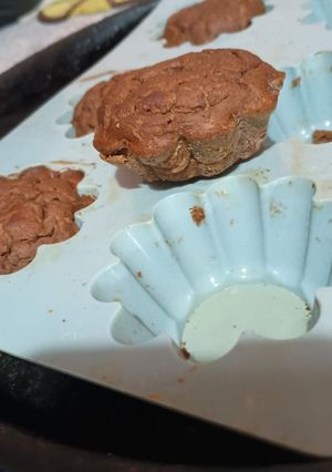 Una foto de Muffins Sin Harinas de Lentejas y Chocolate 🍫