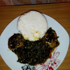 A picture of Vegetable soup.