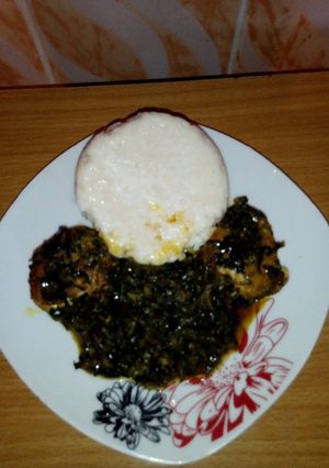 A picture of Vegetable soup.