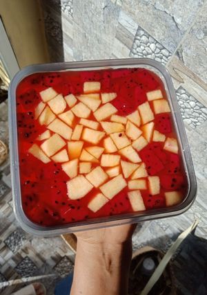 Foto resep Puding sutra buah